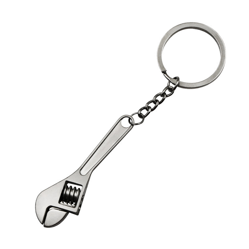 Heavy Equipment Key Ring - adjustable wrench keychain key ring tools