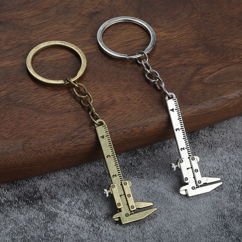 Heavy Equipment Key Ring - New Mini Vernier Caliper Compact Key