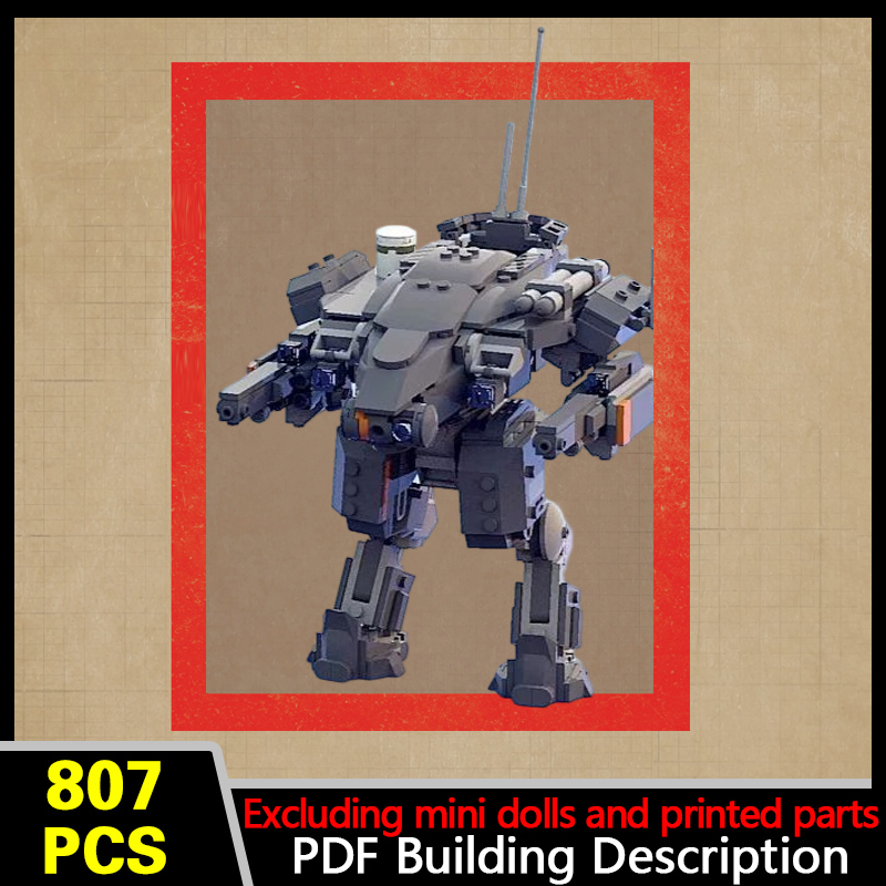 Heavy Equipment Battery - Heavy Manned Mech Model MOC Building