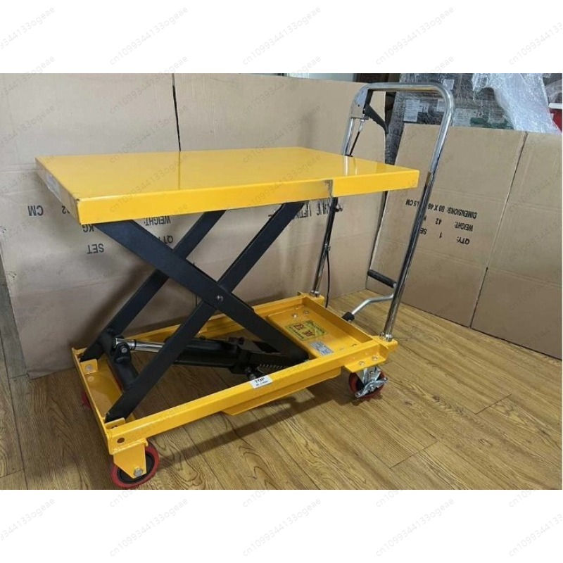 Scissor Lift Table Hydraulic - Manual Mobile Hydraulic Scissor Lift Table
