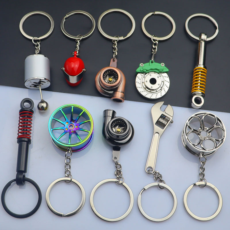 Heavy Equipment Key Ring - Creative Mini Gear Head Keychain Speed