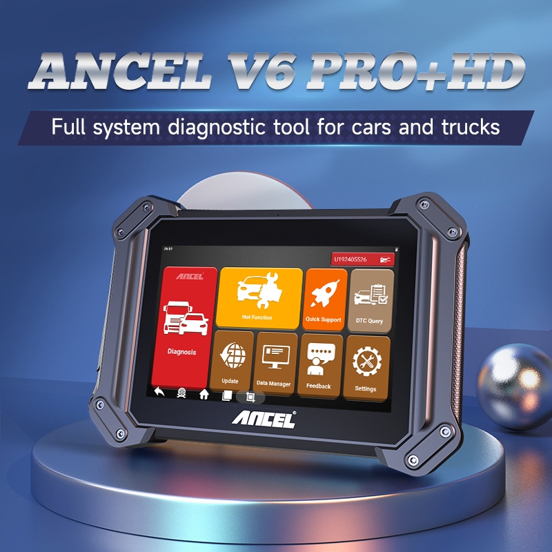 Heavy Equipment Diagnostic Software - ANCEL V6 Pro+HD Heavy Duty Trucks