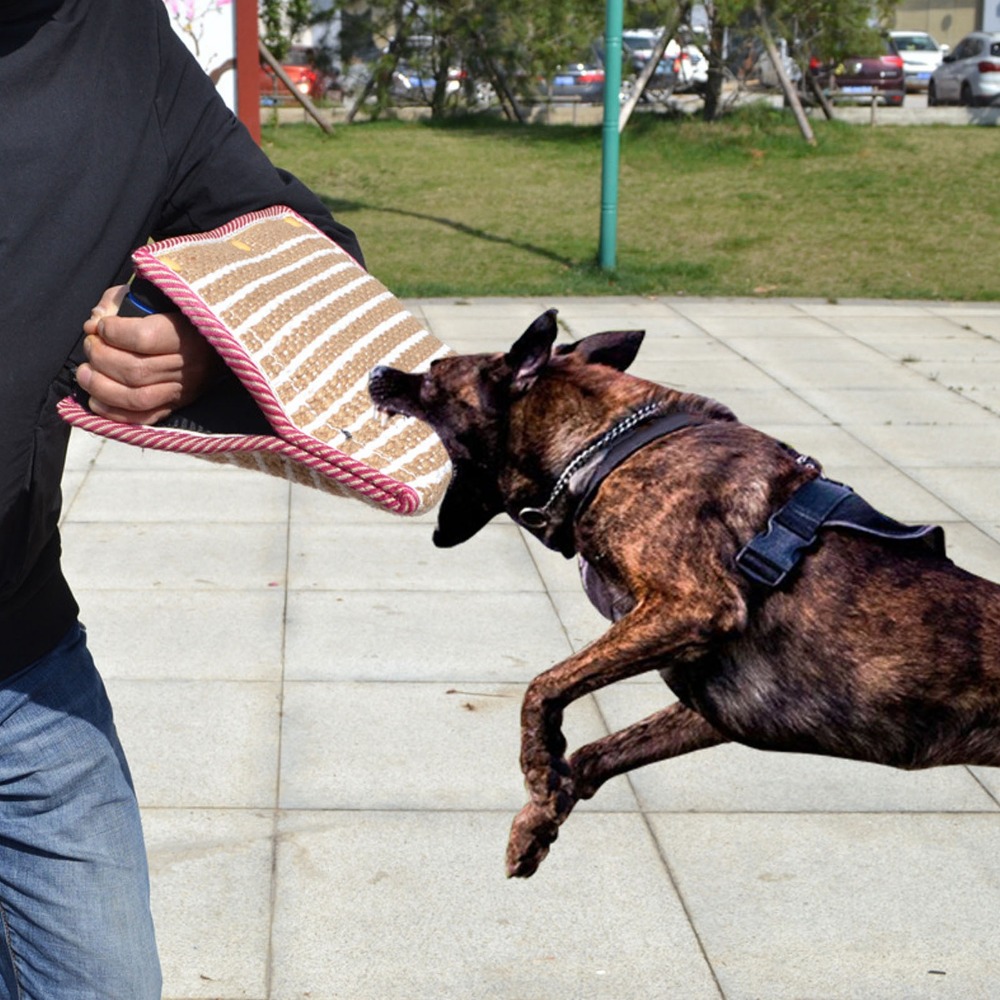 Heavy Equipment Cat - Rough Woven Fabric Dog Bite Pillow