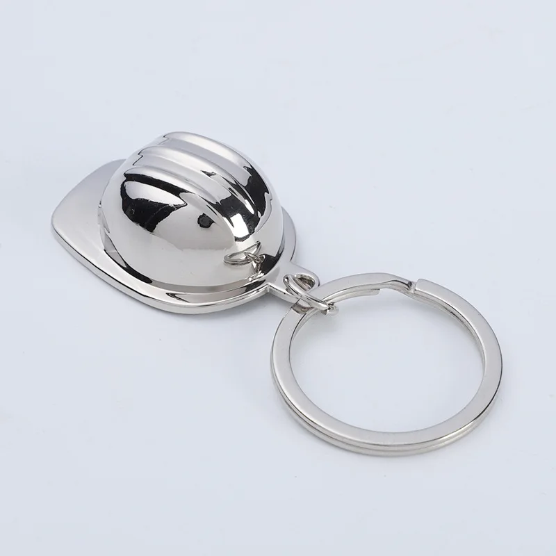 Heavy Equipment Key Ring - 3D safety helmet keychain key ring