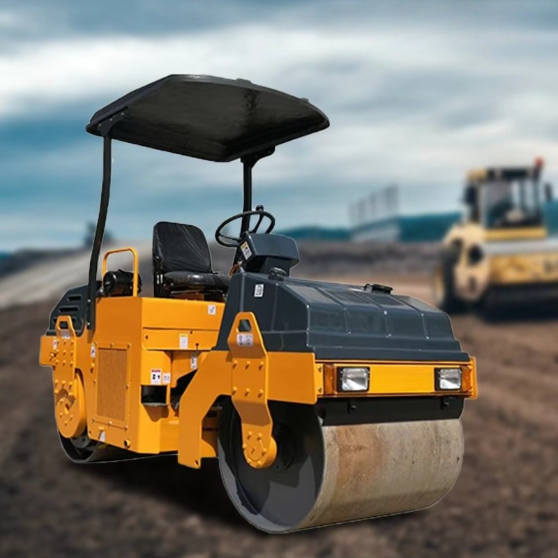 Heavy Equipment Rollers - Road Roller 2-8Ton Smooth Wheel Vibratory
