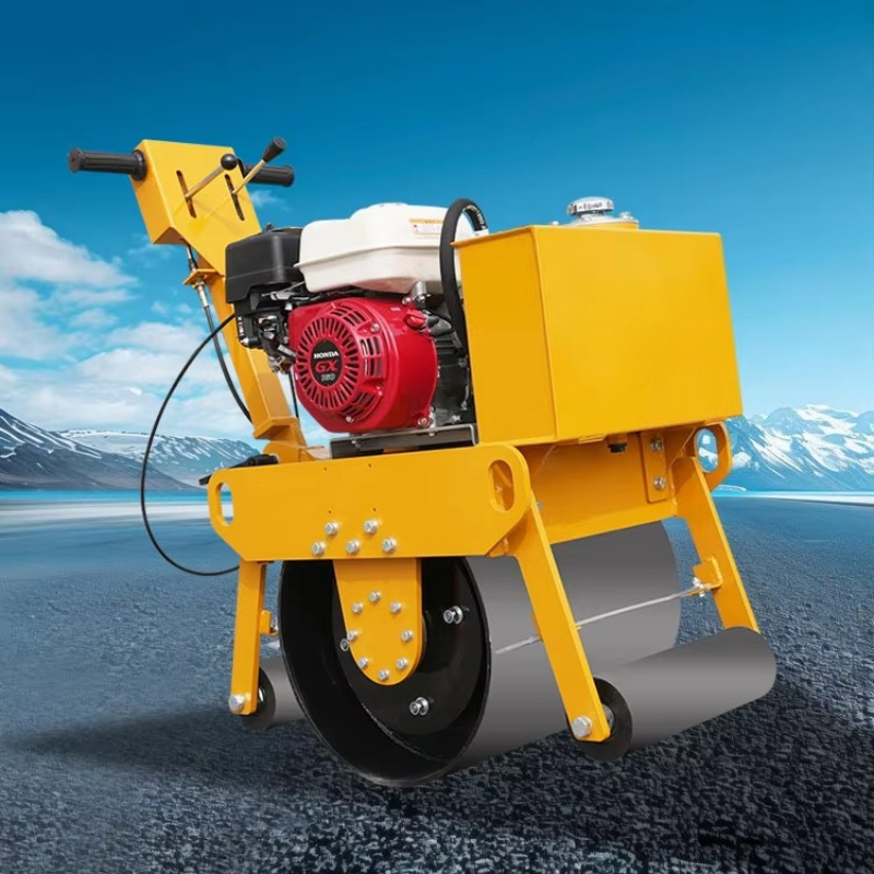 Heavy Equipment Rollers - Single Drum Roller Asphalt Rural Road