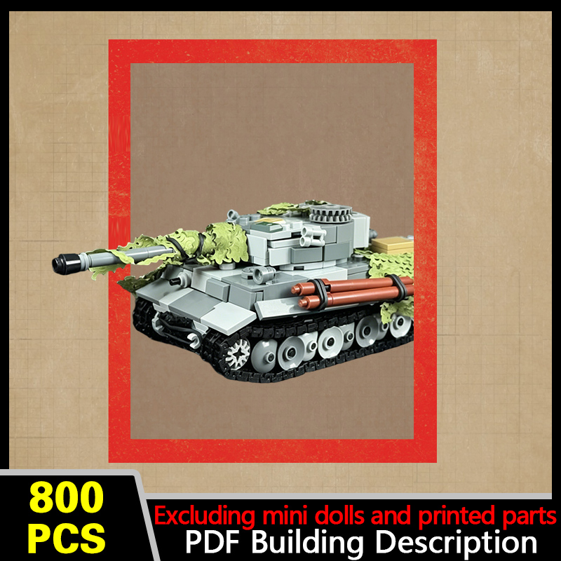 Heavy Equipment Battery - Tiger 237 Heavy Tank Model MOC