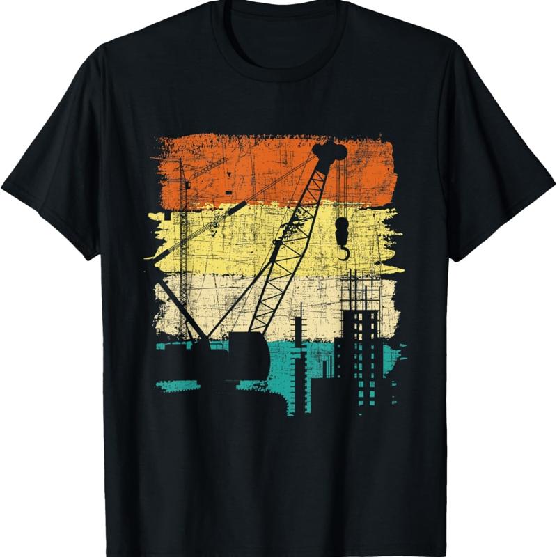 Crane Operator Retro Tower Hea - Heavy Equipment Driver 评论和价格