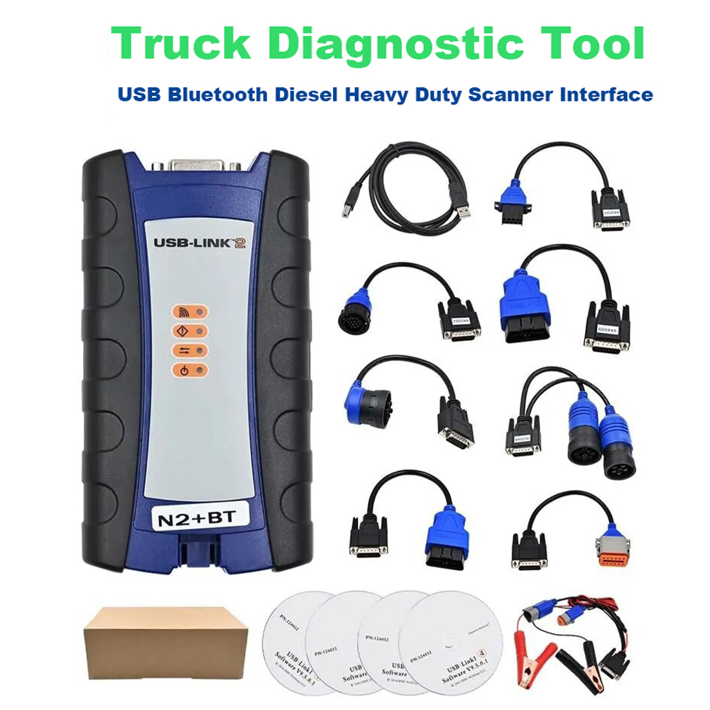 For NEXIQ USB Link 2 BT Truck  - Heavy Equipment Diagnostic Software 评论和价格