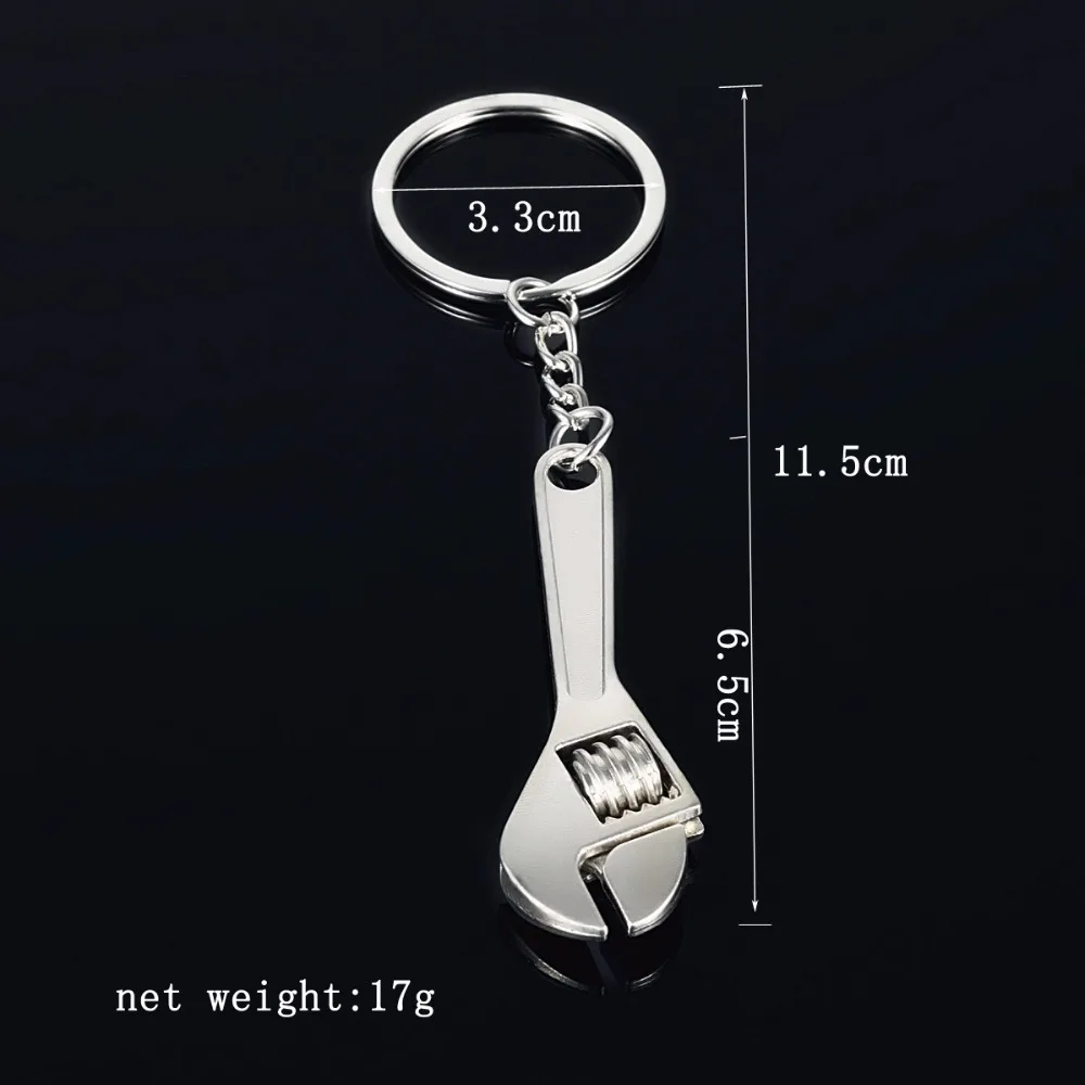 adjustable wrench keychain key - Heavy Equipment Key Ring 评论和价格