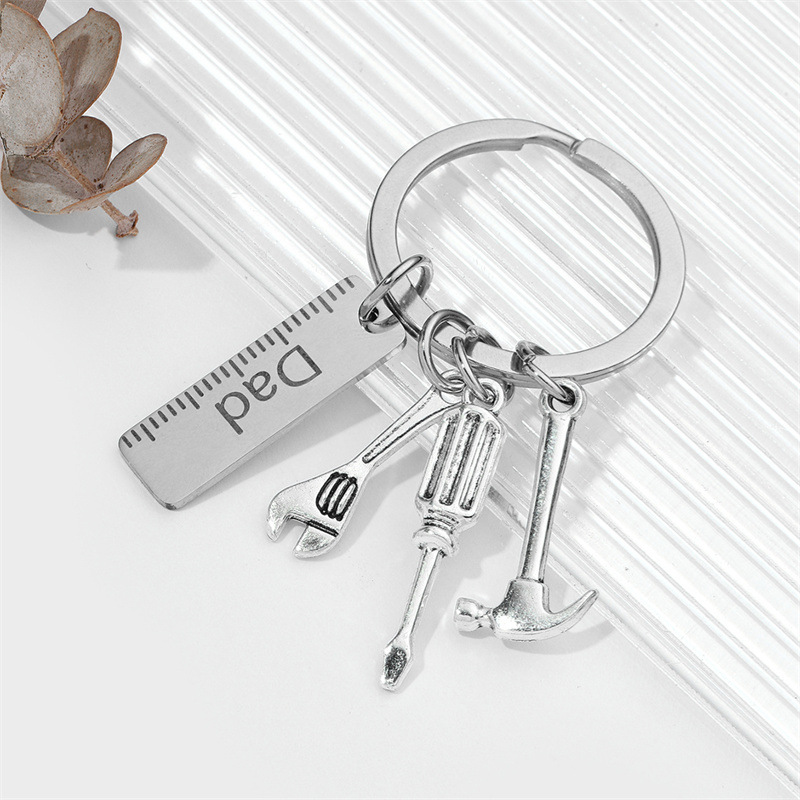 Keychain Mini Tools Set AlloyS - Heavy Equipment Key Ring 评论和价格