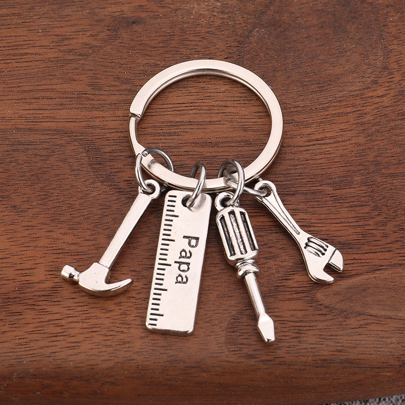 Keychain Mini Tools Set AlloyS - Heavy Equipment Key Ring 评论和价格