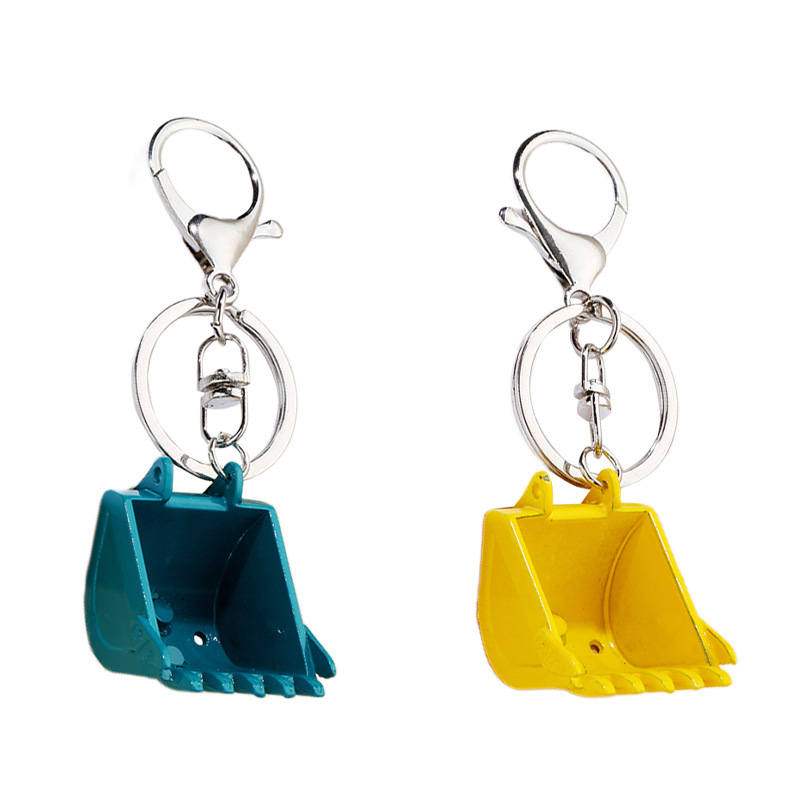New Creative Metal Excavator K - Heavy Equipment Key Ring 评论和价格