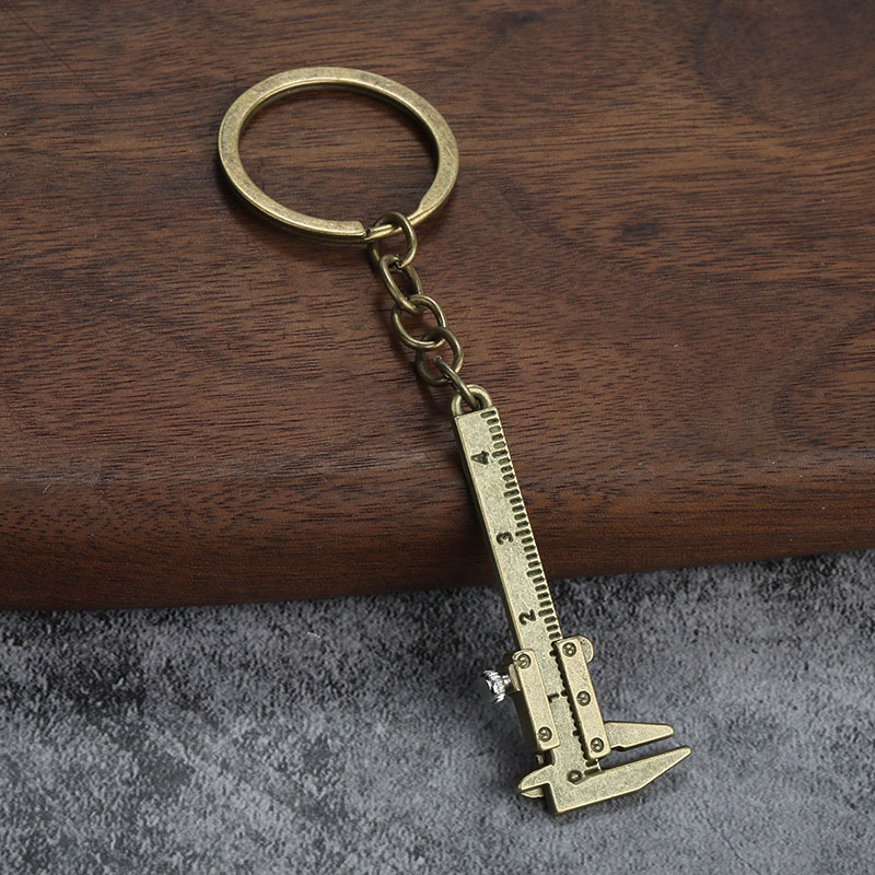 New Mini Vernier Caliper Compa - Heavy Equipment Key Ring 评论和价格