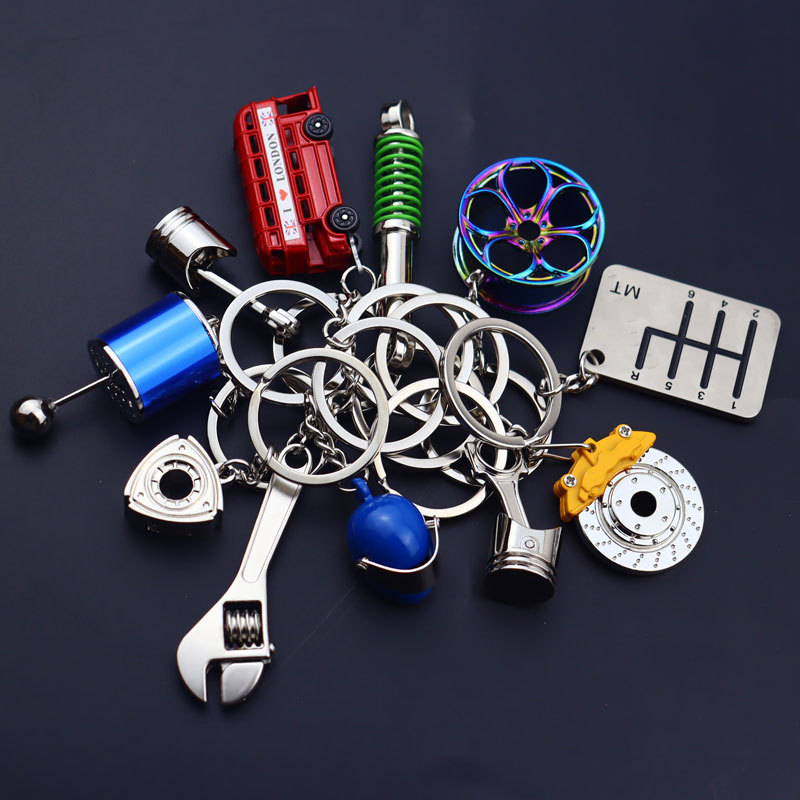 Creative Mini Gear Head Keycha - Heavy Equipment Key Ring 评论和价格