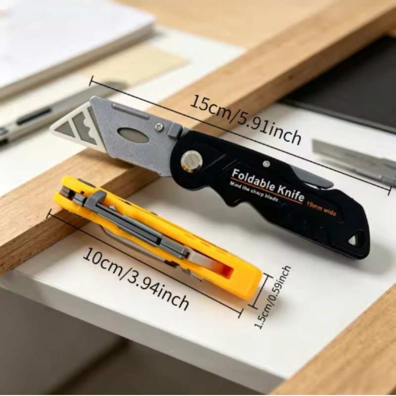 Foldable Utility Knife, Replac - Heavy Equipment Blade 评论和价格