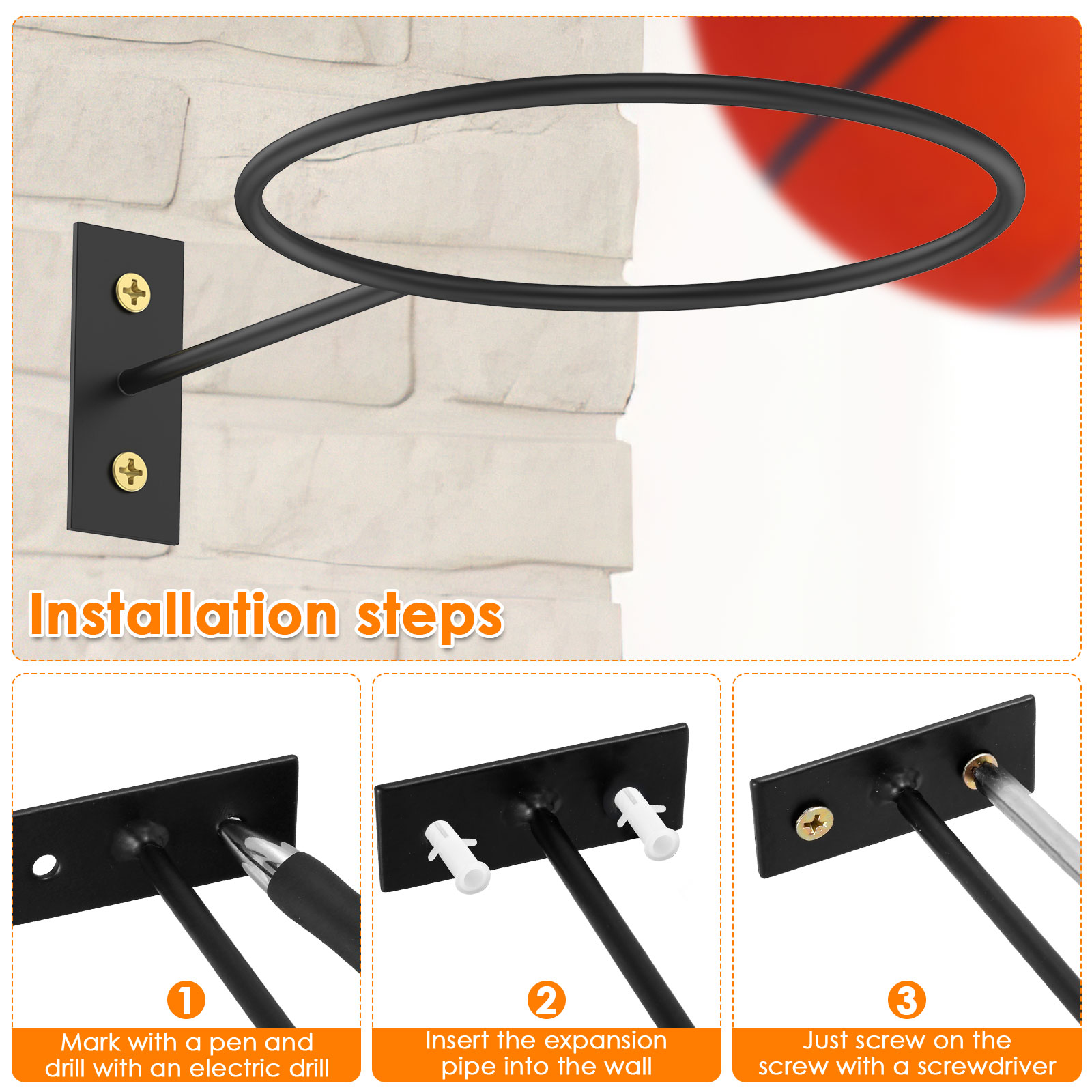 6Pcs Wall Mounted Ball Storage - Heavy Equipment Simulator 评论和价格