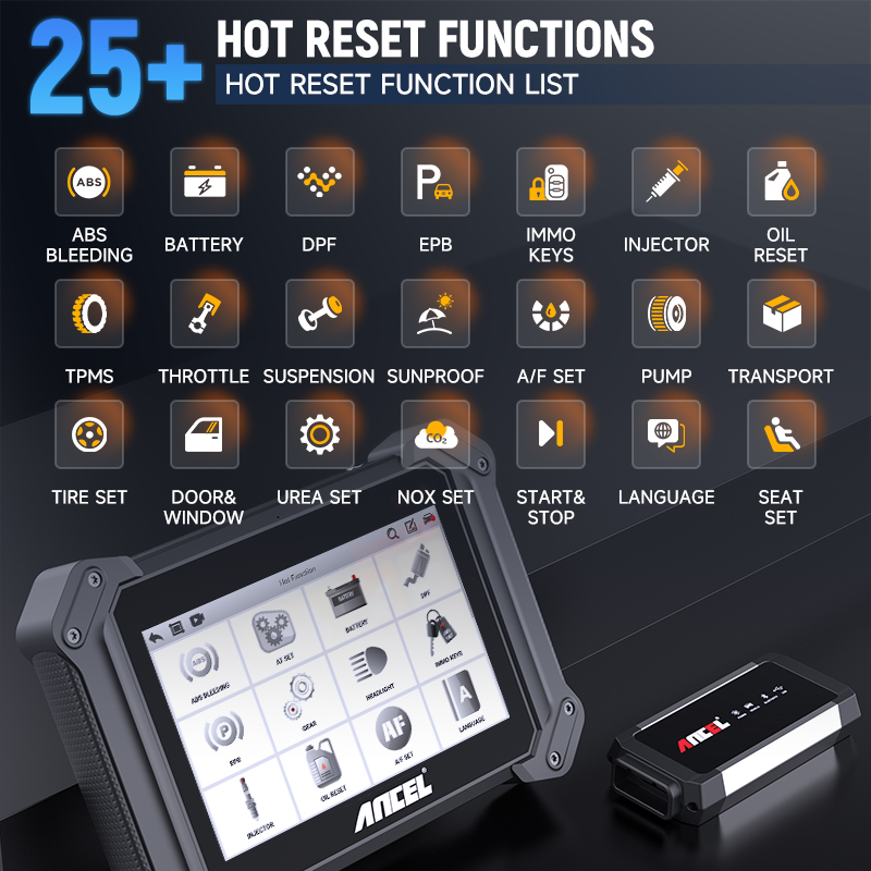 ANCEL V6 Pro+HD Heavy Duty Tru - Heavy Equipment Diagnostic Software 评论和价格