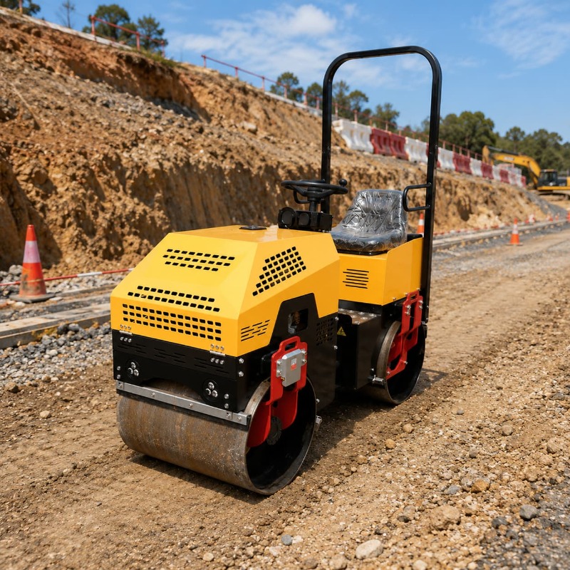 Double Drum Vibratory Road Rol - Heavy Equipment Rollers 评论和价格