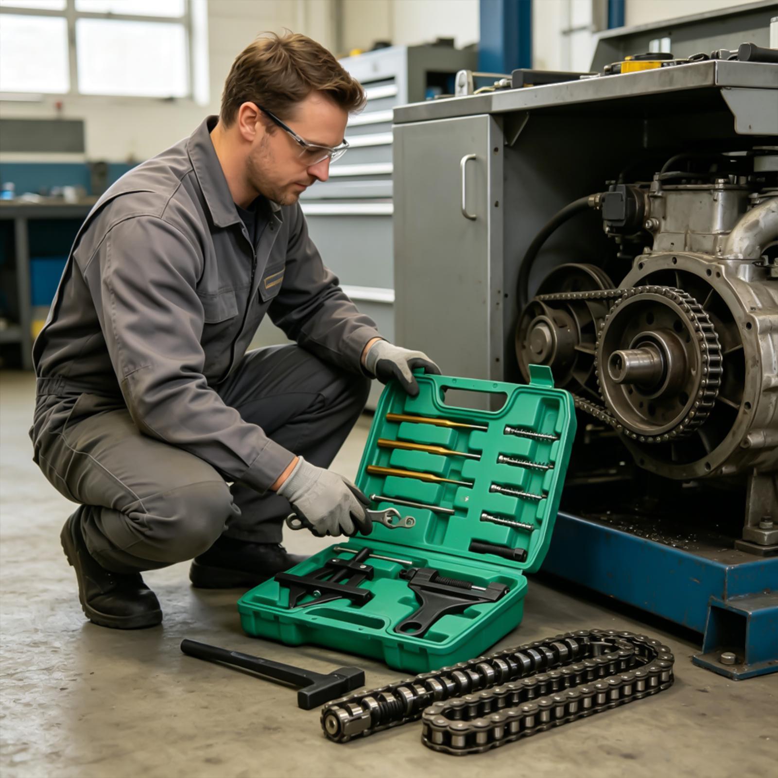 Roller Chain Breaker Tool 60-2 - Heavy Equipment Rollers 评论和价格