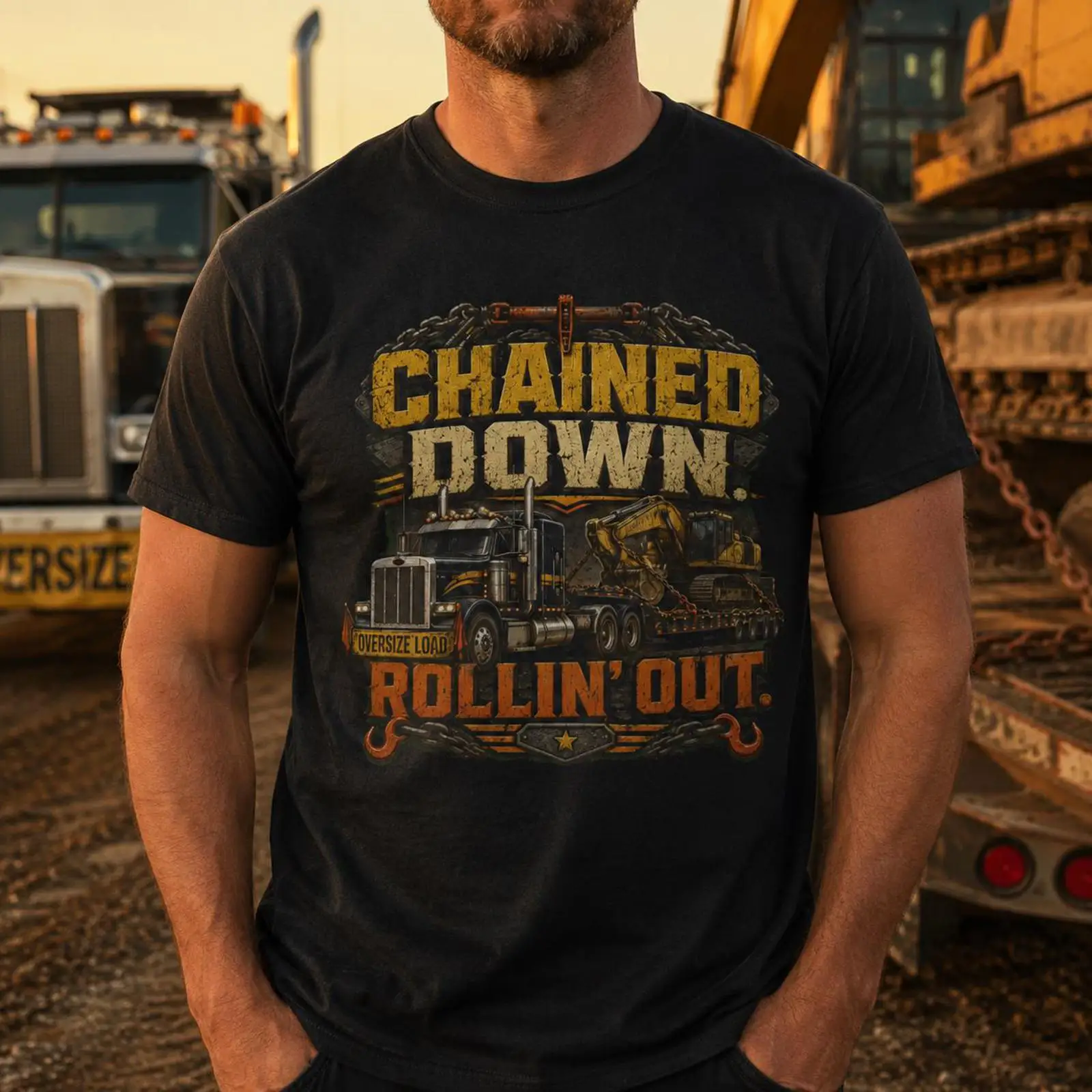 Heavy Haul Driver T Shirt Chai - Heavy Equipment Driver 评论和价格