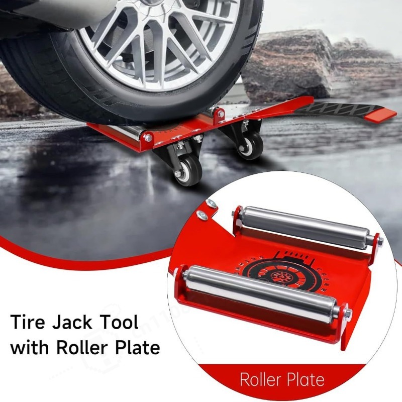 Portable Heavy Duty Tire Jack  - Heavy Equipment Rollers 评论和价格