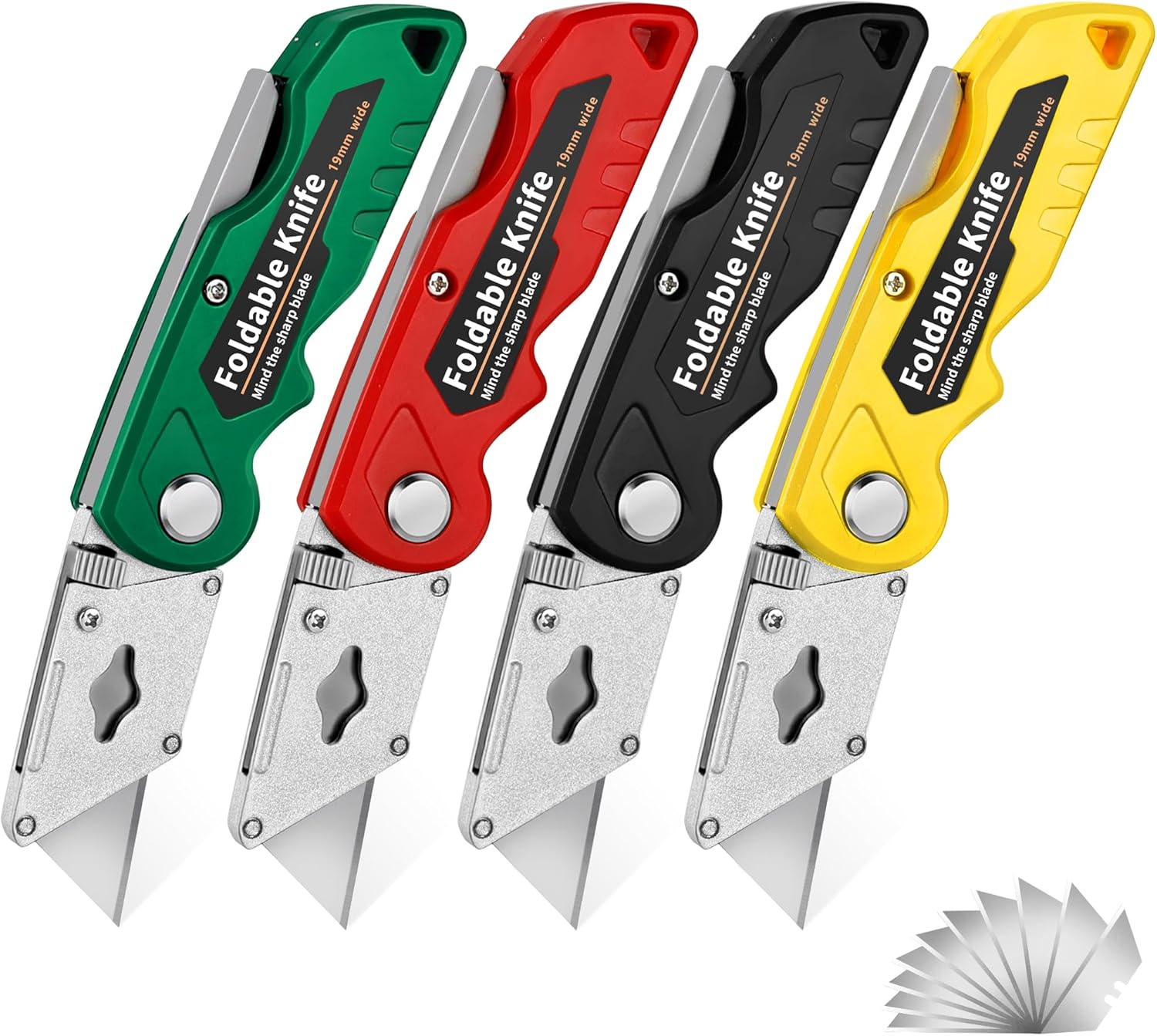 Kitchen Box Cutter,4-Pack Fold - Heavy Equipment Blade 评论和价格