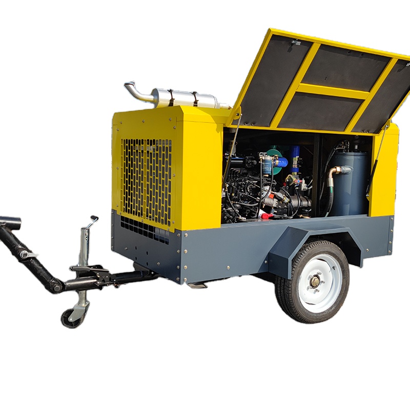 Portable Screw Air Compressor  - Heavy Equipment In Mining 评论和价格