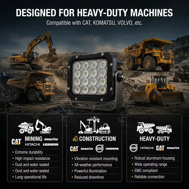 High Lumen Vibration Flood Lig - Heavy Equipment In Mining 评论和价格