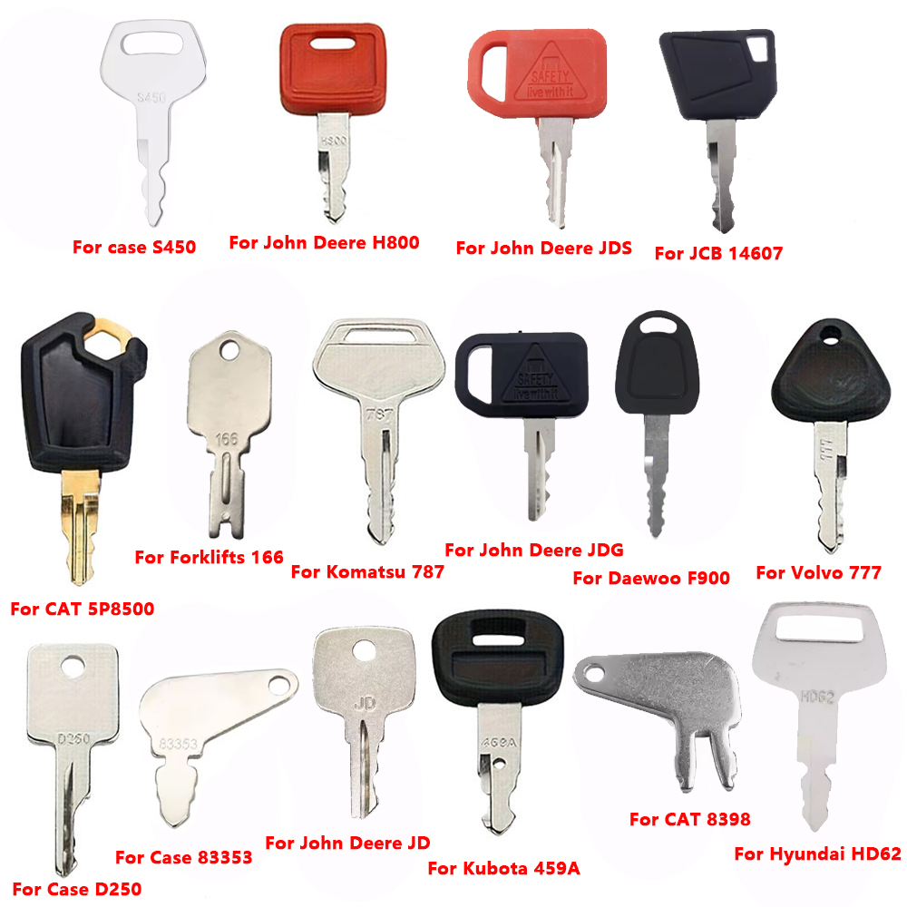 16PCS Heavy Equipment Key Set  - Heavy Equipment Cat 评论和价格