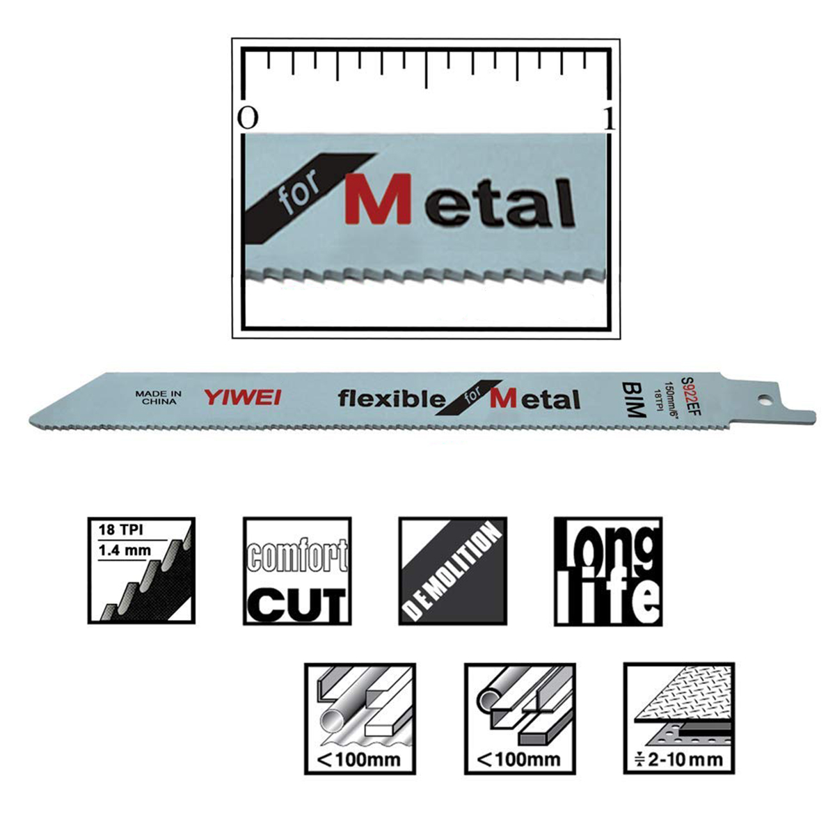 Heavy Duty Metal Cutting Recip - Heavy Equipment Blade 评论和价格